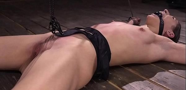 Beautiful slave used for upside down suspension